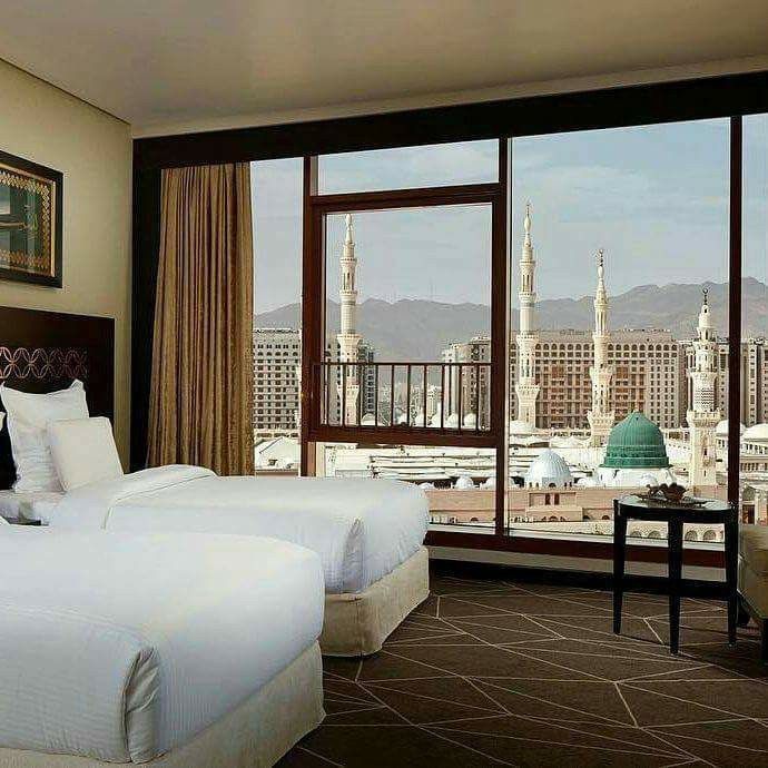 Muqaddas Elite luxury Umrah package 2026 premium hotels near Haram Makkah