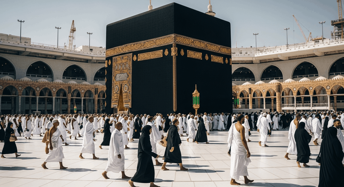 The Muqaddas Experience Umrah pilgrimage service in Makkah Kaaba
