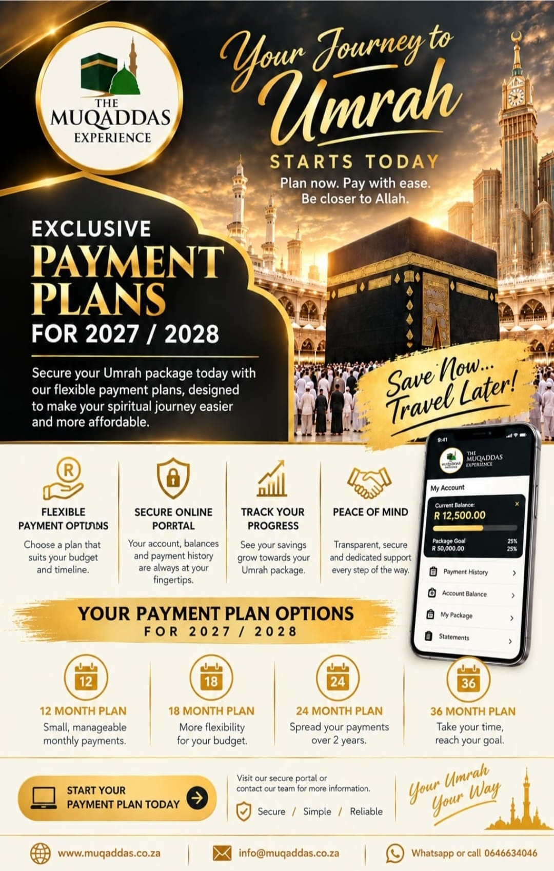 Umrah savings plan September 2027